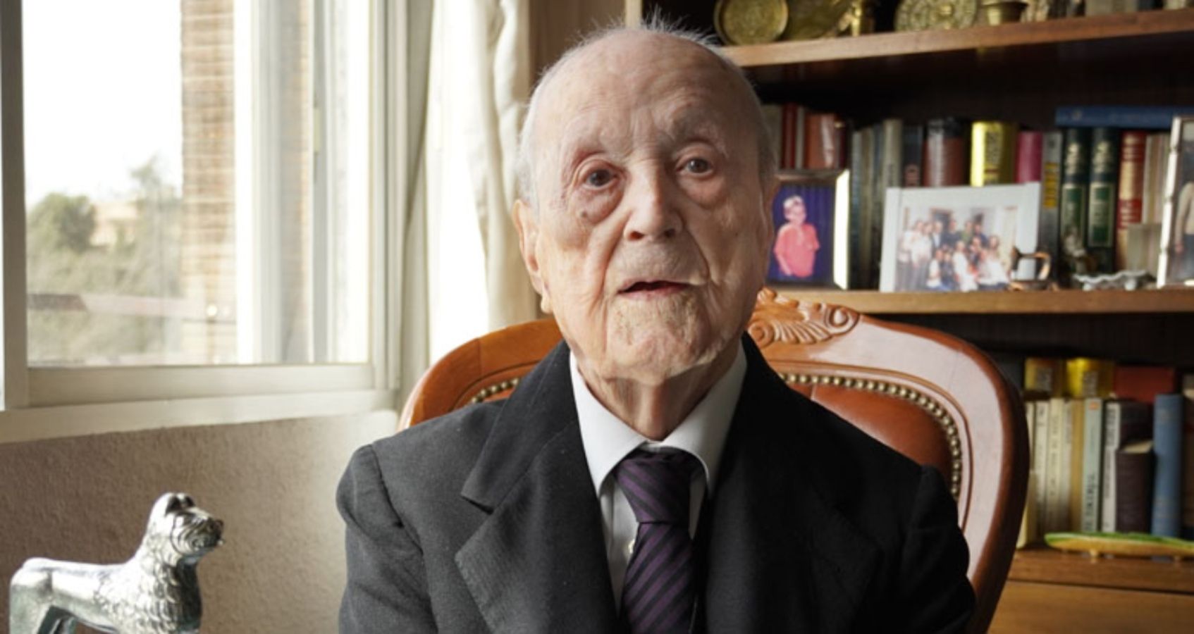 Muere Arsacio Peña, el médico más longevo de España, a los 108 años. Foto: Colegio de Médicos de Granada