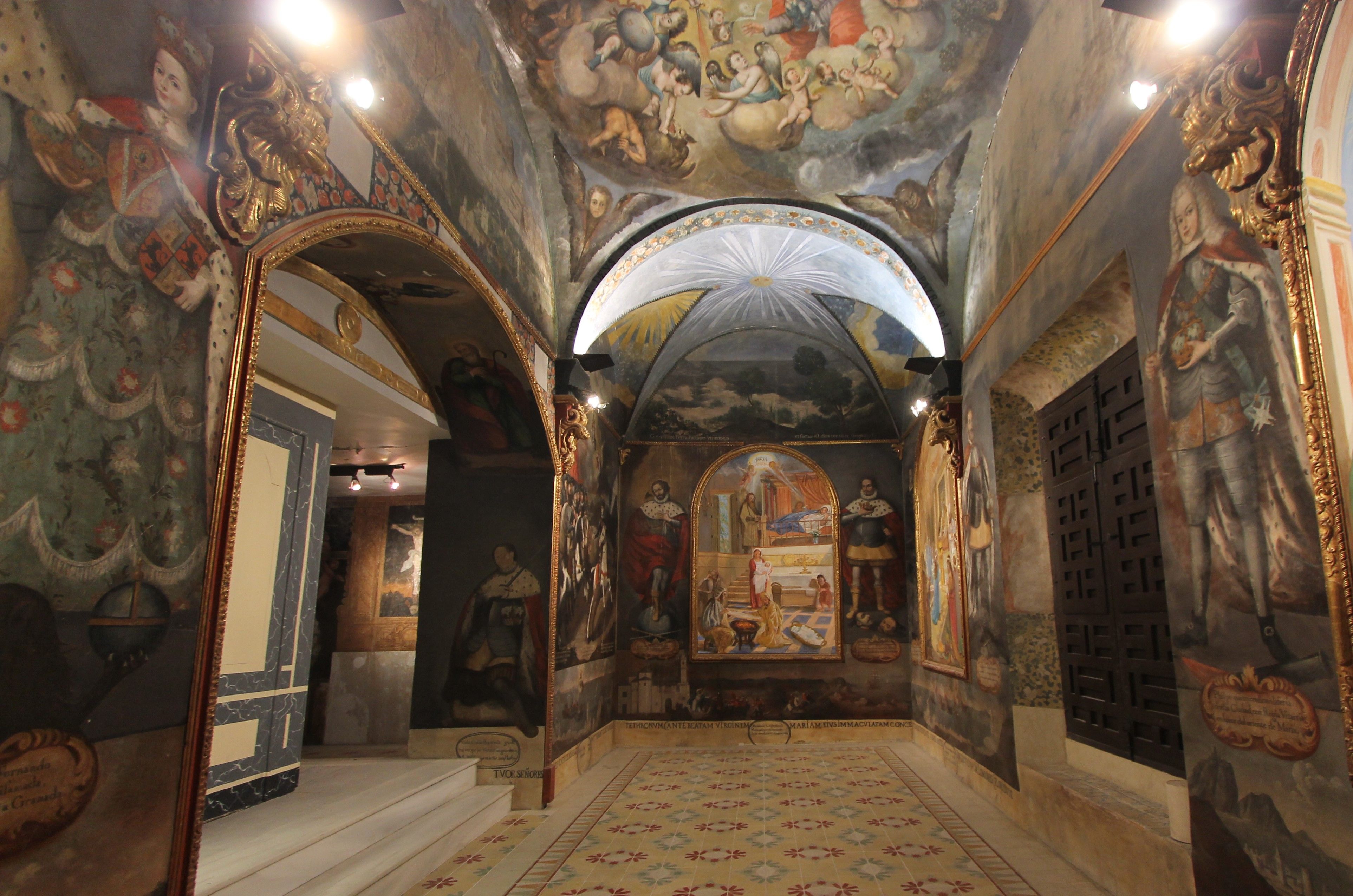 Inician la restauración de las pinturas del convento Nuestra Señora la Real de las Huertas de Lorca. Foto IPCE
