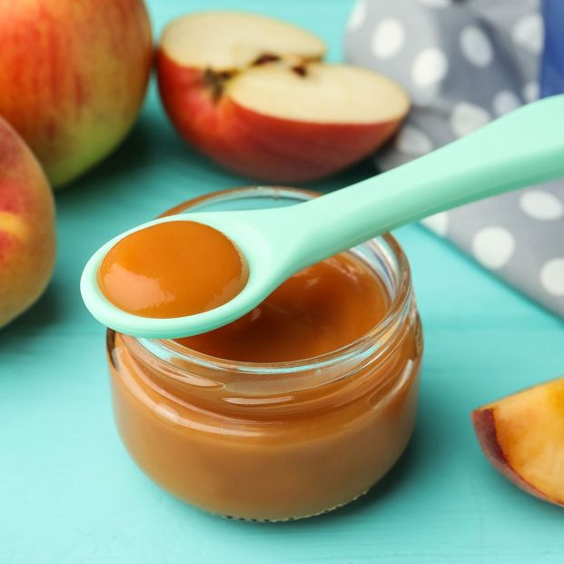 bigstock Spoon With Healthy Baby Food A 460338785