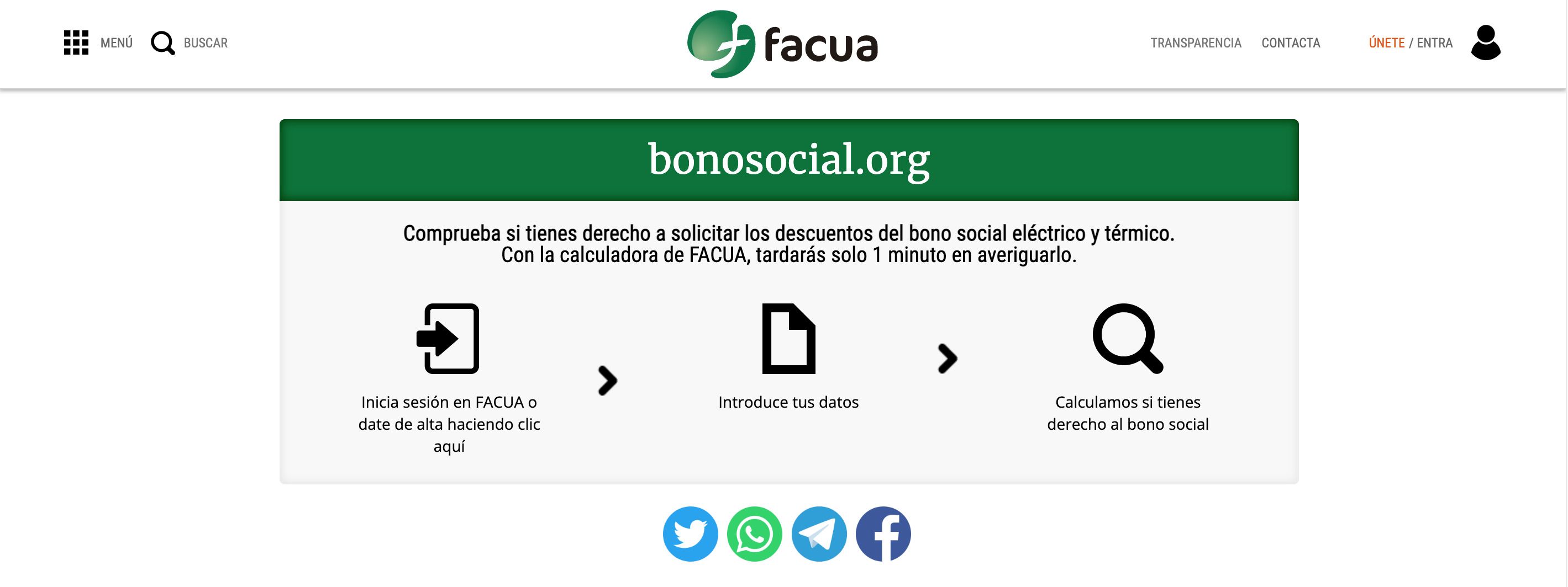 calculadora facua