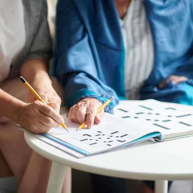 bigstock Cropped Image Of Elderly Women 466265255