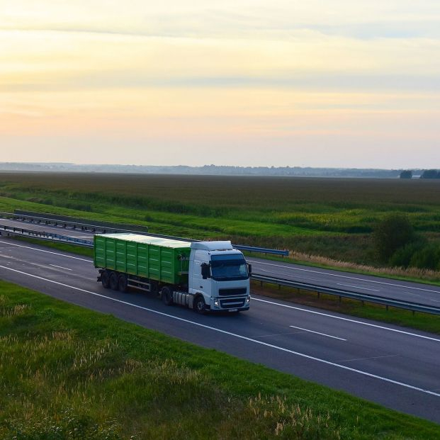 bigstock Truck Transports Grain In A Tr 463454907