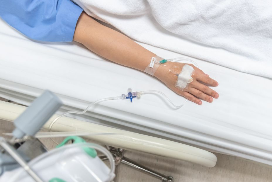 bigstock Patient On Hospital Bed In Med 260195716