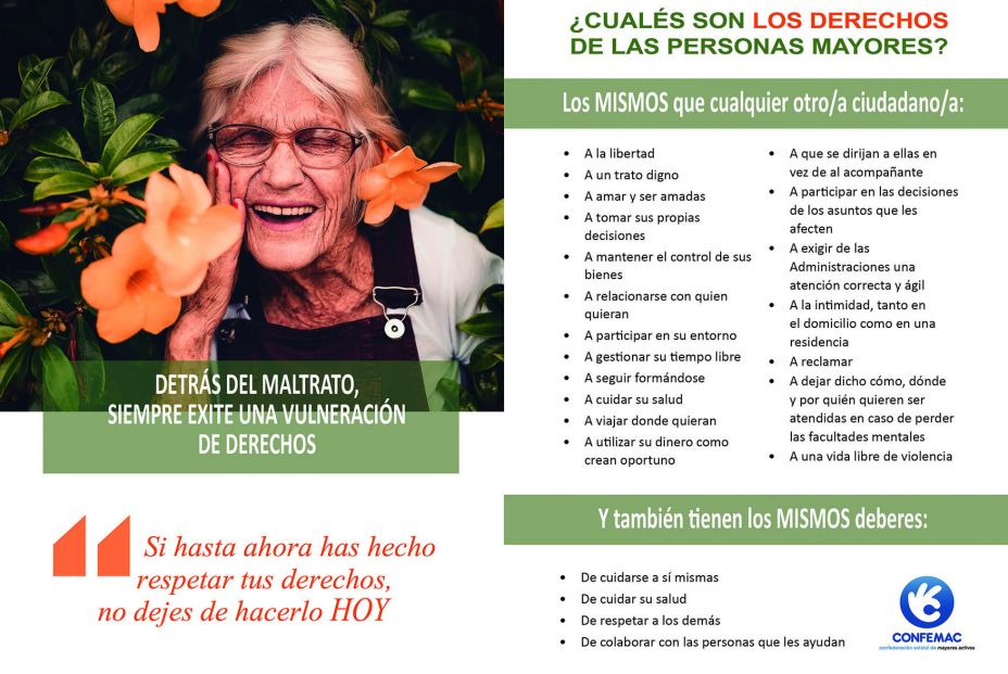 DERECHOS PERSONAS MAYORES DERECHOS PERSONAS MAYORES