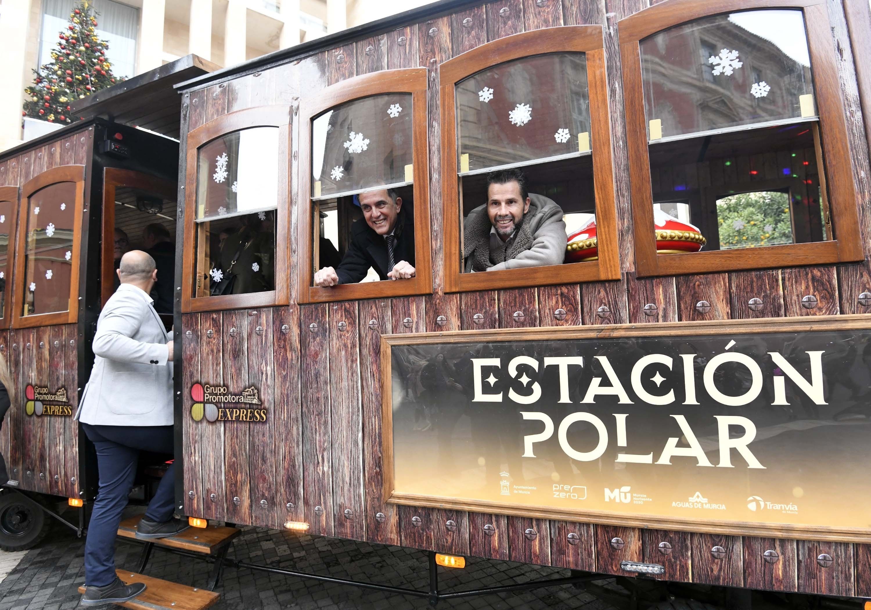 Región de Murcia: El tren navideño 'La Estación Polar' llegará a todas las pedanías de Murcia. Foto: Europa Press 
