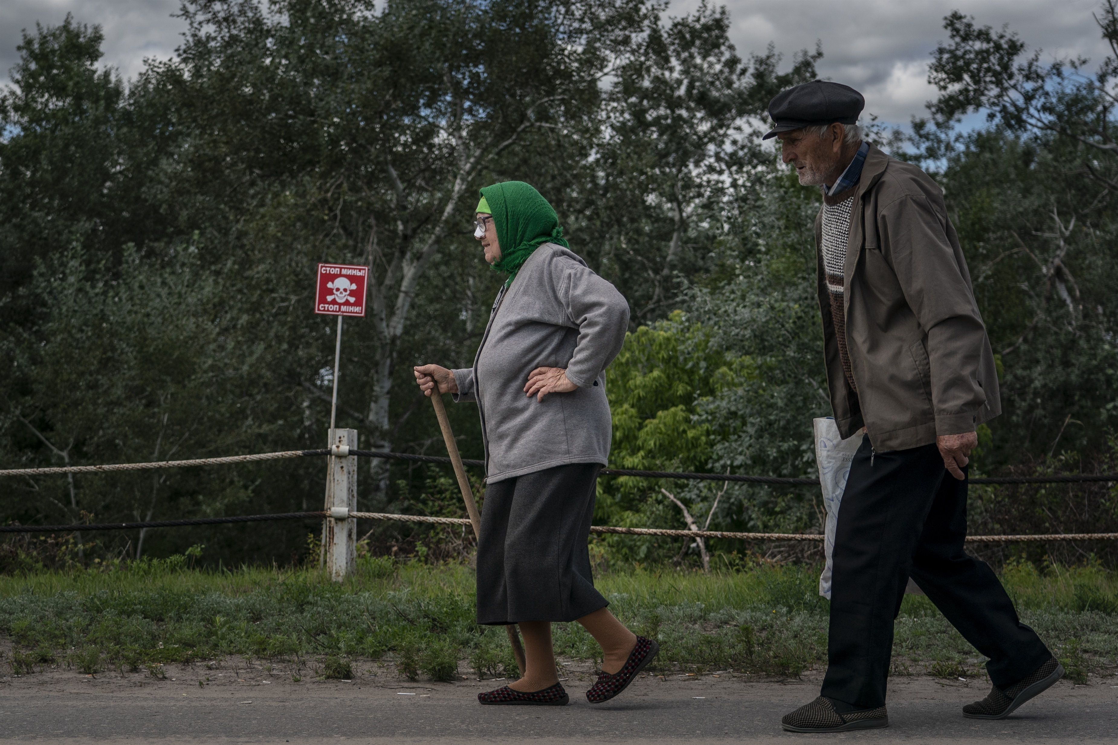 Los mayores ucranianos, víctimas silenciadas de un conflicto del que no pueden huir