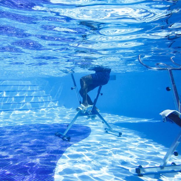 Bicicleta en el agua