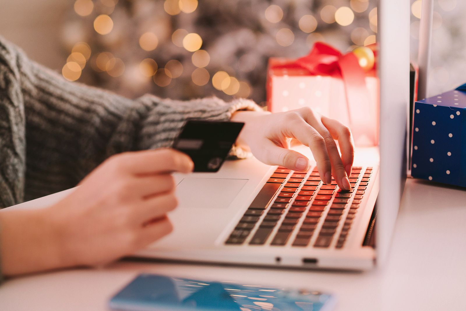 Compras online seguras durante la campaña navideña Foto: bigstock