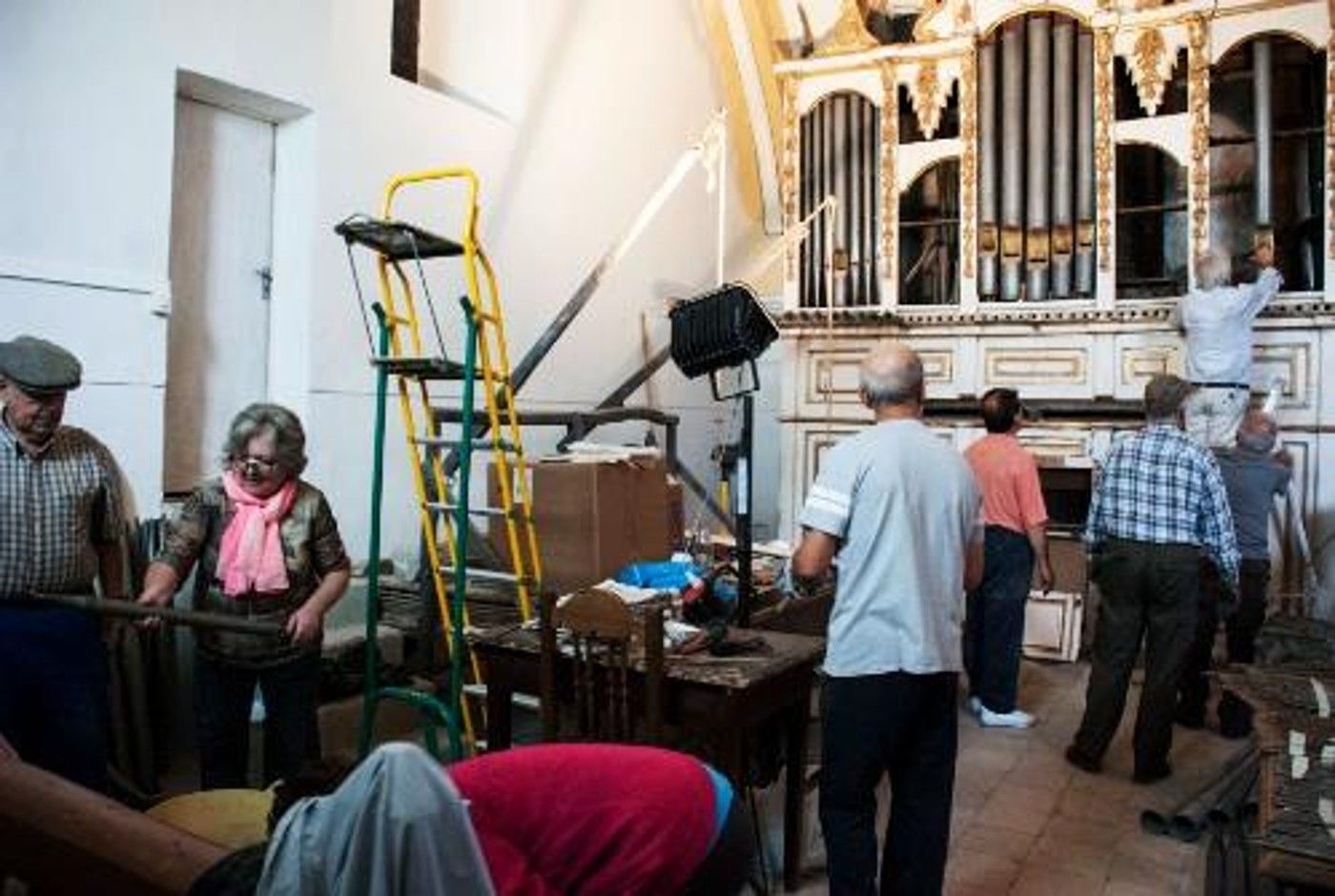 Los vecinos de Escalona del Prado piden ayuda para recuperar su órgano barroco