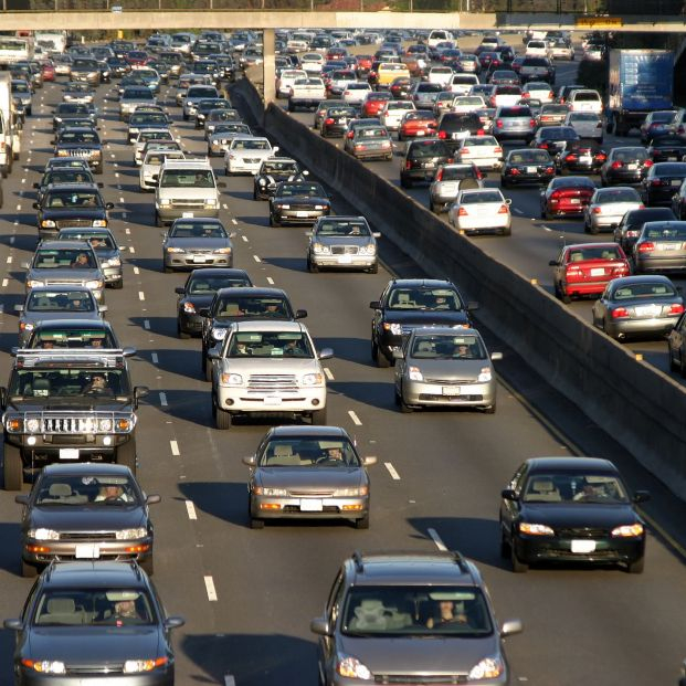 bigstock Traffic jam in Los Angeles 18819593