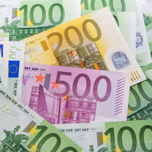 bigstock Close Up Of Euro Banknotes   461930209