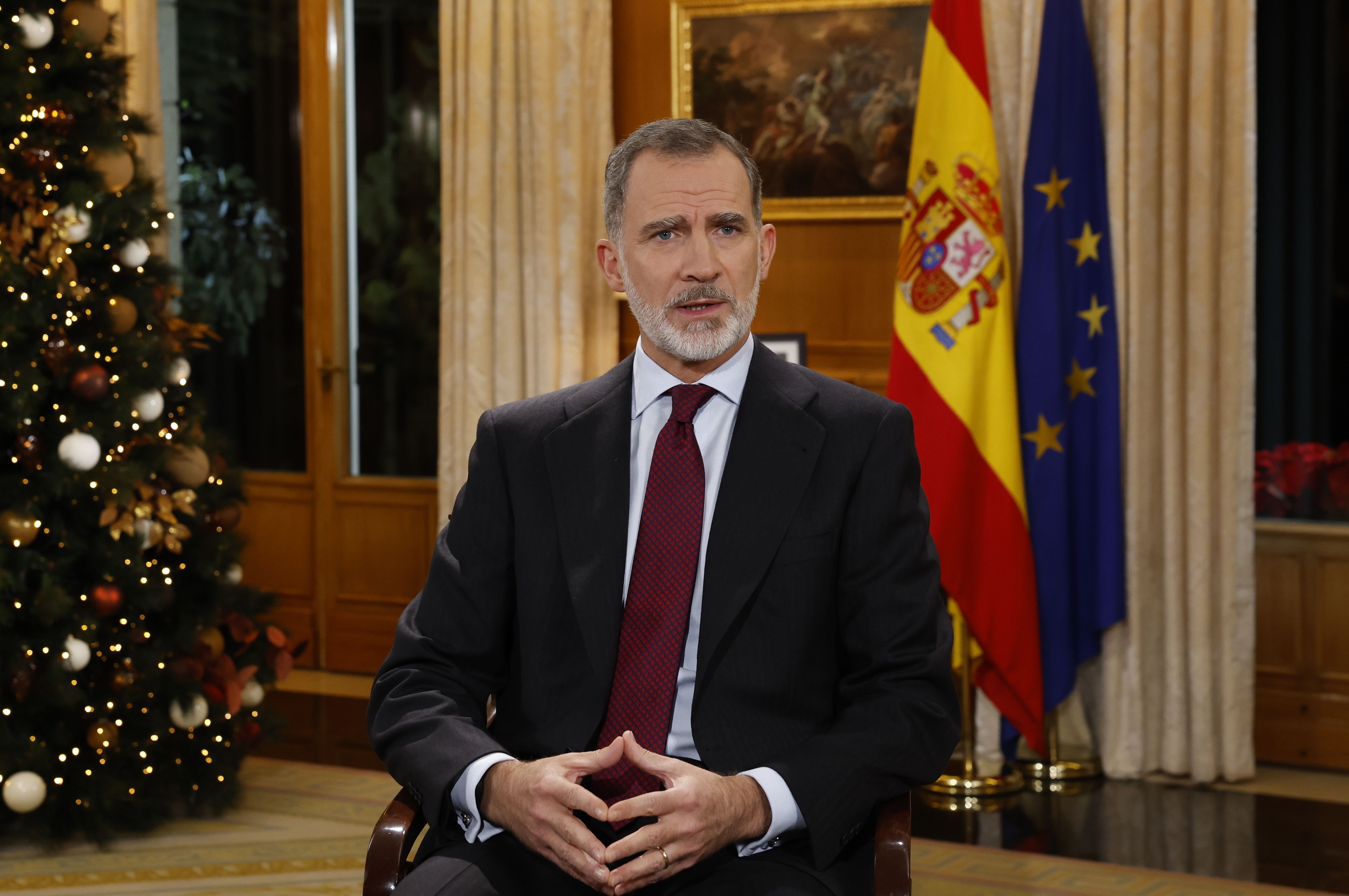 EuropaPress 4888145 rey felipe vi pronuncia tradicional discurso nochebuena 24 diciembre 2022