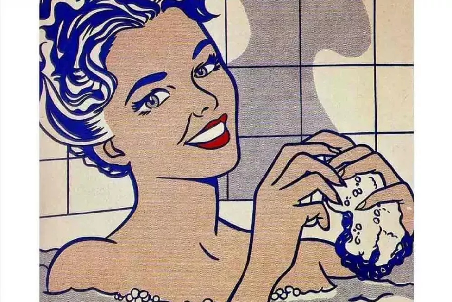 Roy Lichtenstein. Mujer en el baño