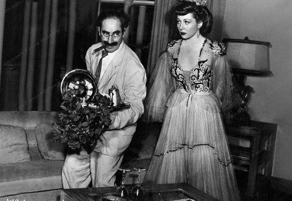 Lisette Verea y Groucho Marx