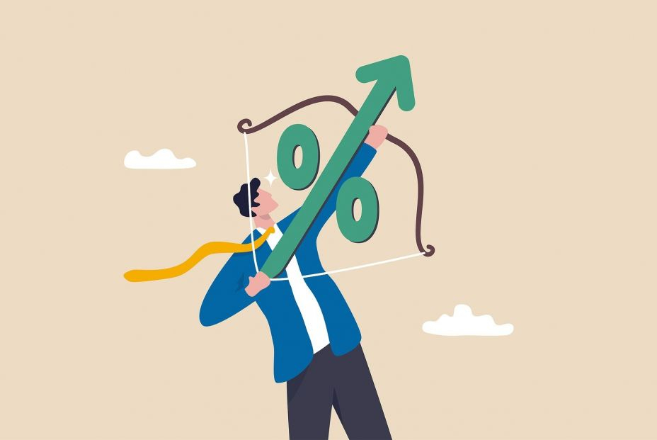 bigstock subida interes cuentas bigstock subida interes cuentas