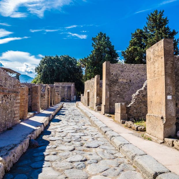 Las ruinas de Pompeya, en la Costa Amalfitana Las ruinas de Pompeya, en la Costa Amalfitana