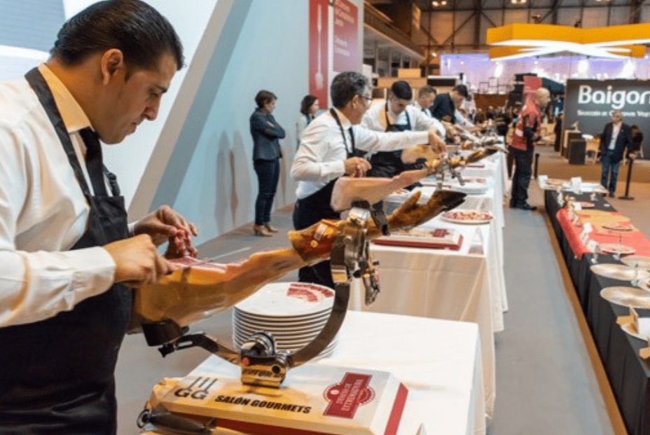 Concurso de cortadores de jamón en el Salón Gourmets