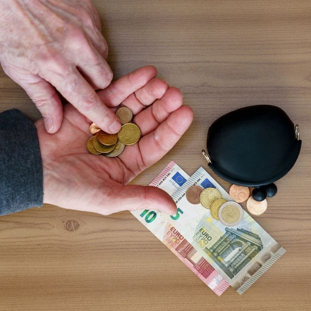 contar euros pension gastos