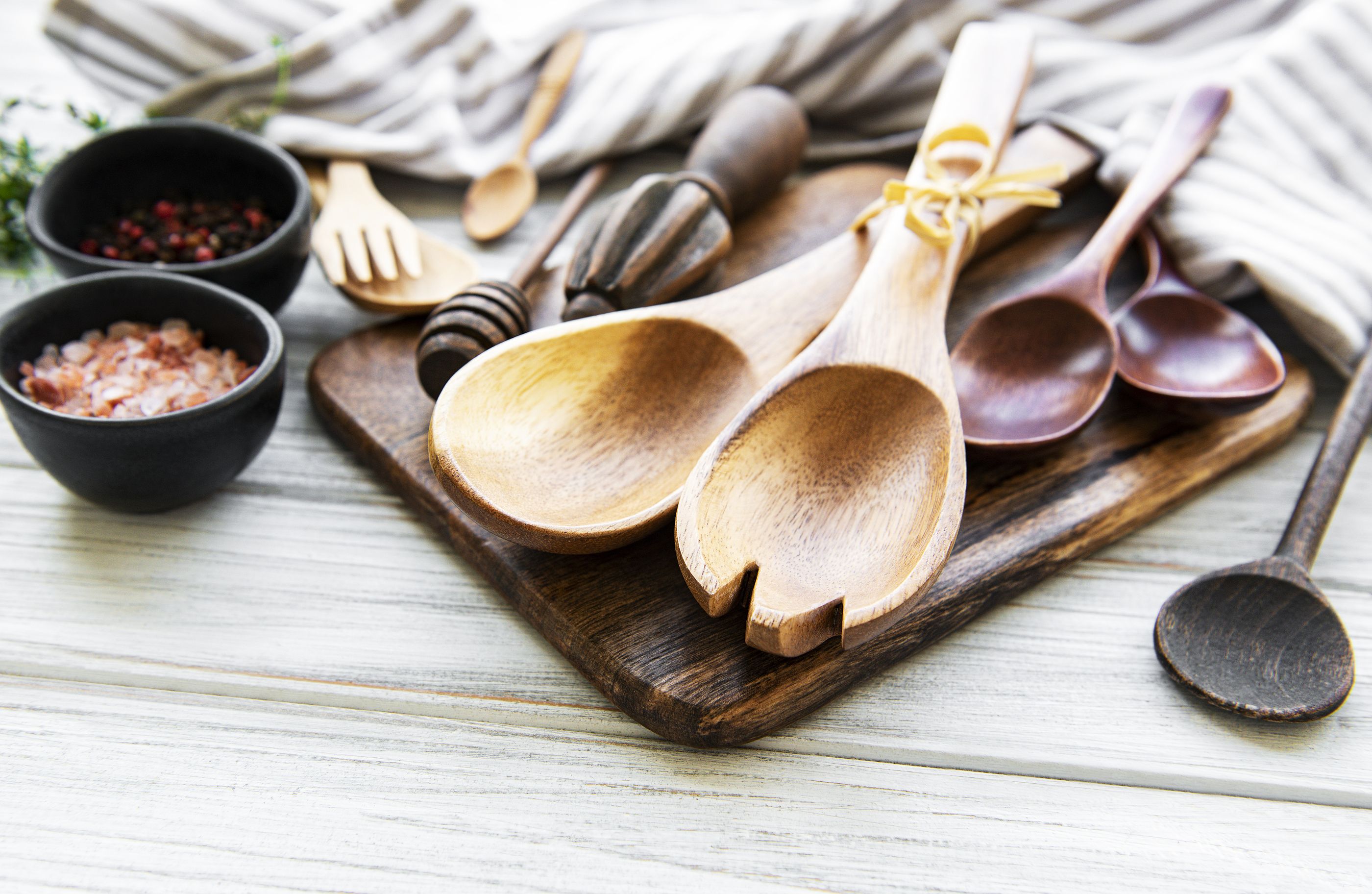 Los peligros de los utensilios de cocina de madera
