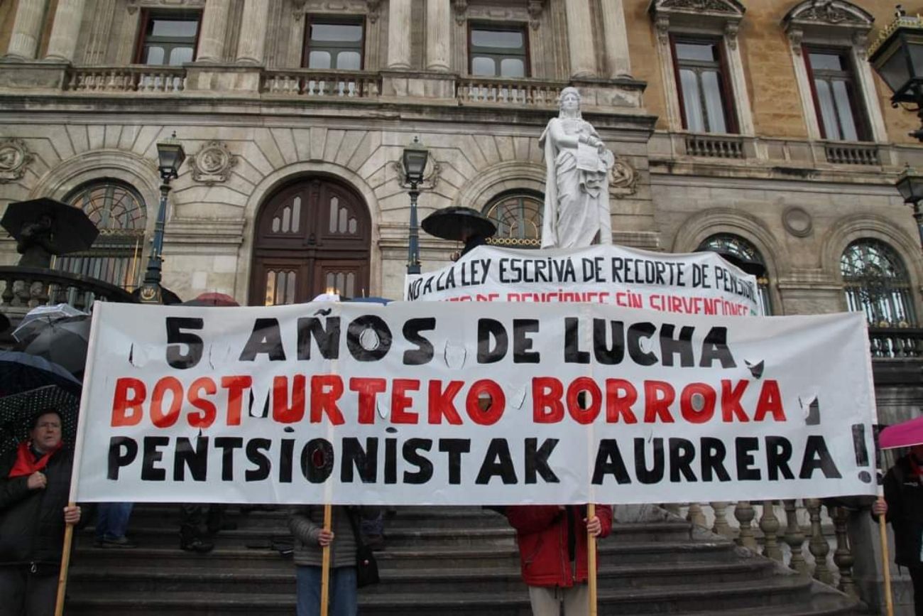 230 'lunes al sol' después, seguimos en la calle luchando por las pensiones