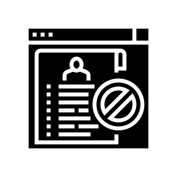 bigstock Blacklist Of Persons Glyph Ico 450654393 bigstock Blacklist Of Persons Glyph Ico 450654393