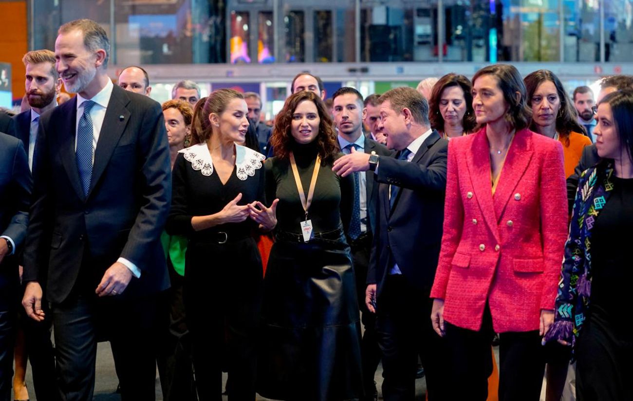 Ayuso y los Reyes, protagonistas en la inauguración de Fitur 2023