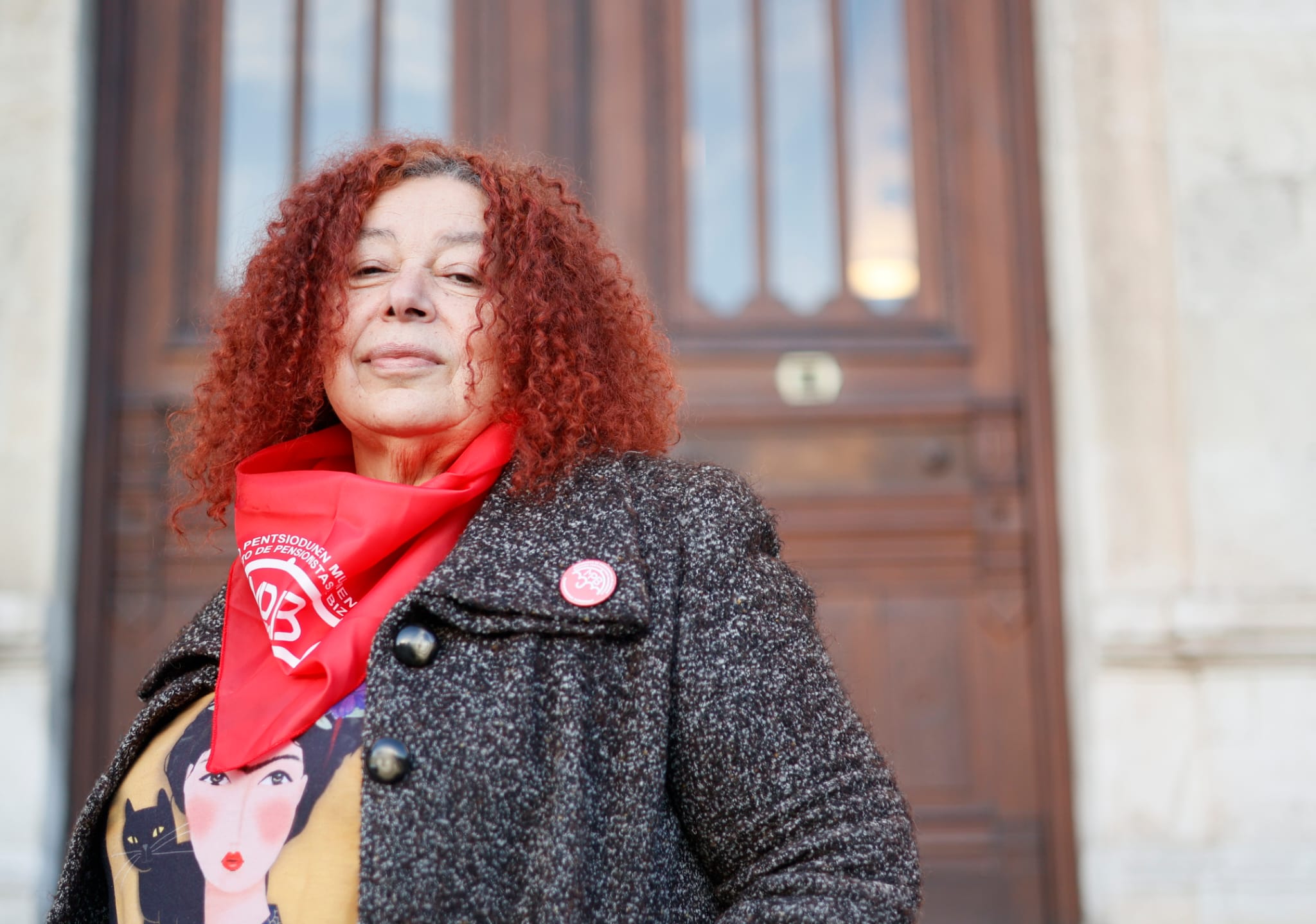 Andrea Uña (Movimiento Pensionista vasco): "Exigimos la 'paguilla' y el cheque de 200 euros"