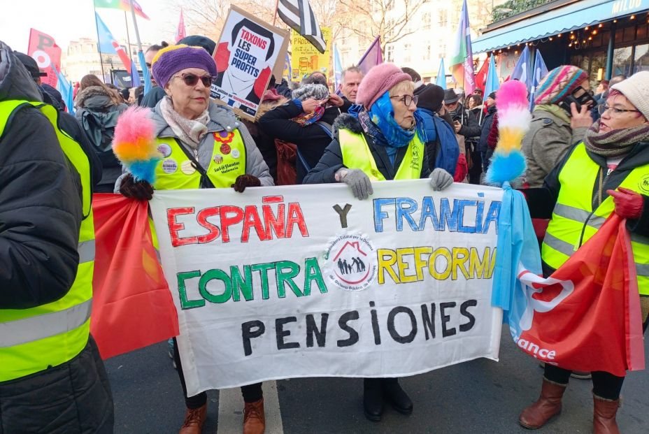 Coespe en la manifestación de París el 21 de enero