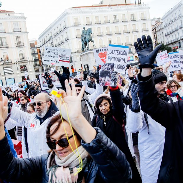 La PMP respalda las demandas del personal sanitario pidiendo reformas urgentes en la sanidad pública. Foto: Europa Press