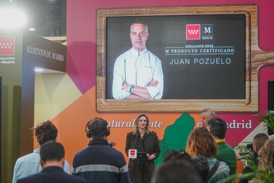 Madrid nombra a Juan Pozuelo embajador de la Marca de Garantía de Alimentos M Producto Certificado