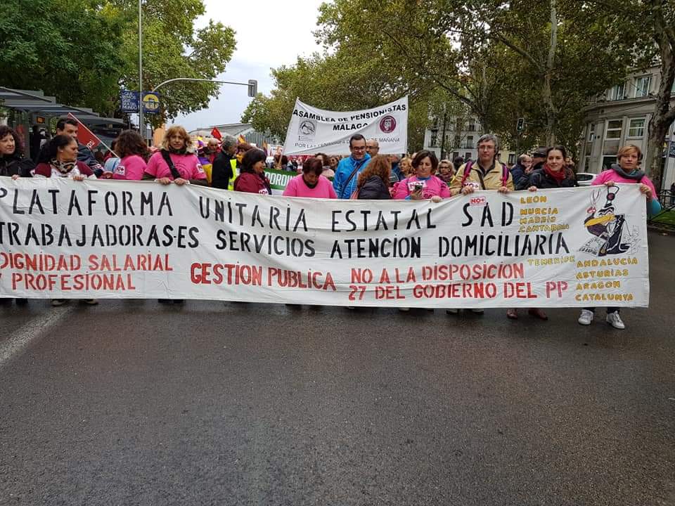 Las cuidadoras de la Ayuda a Domicilio no aguantan más: "Las mejoras prometidas no llegan"