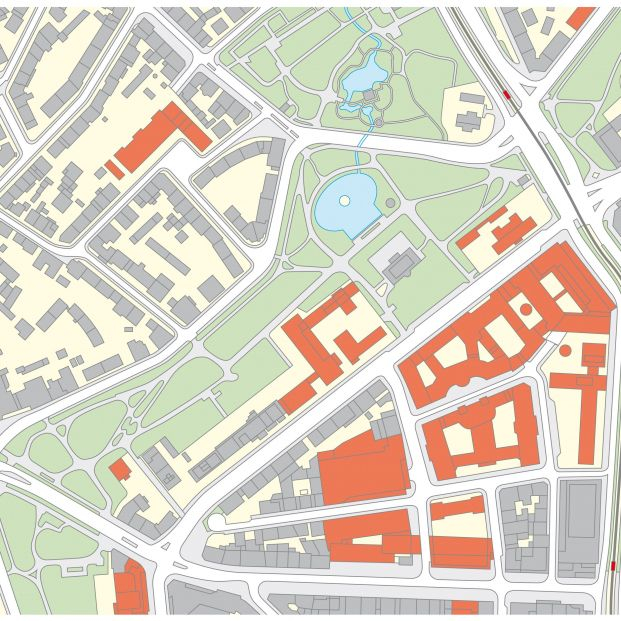 bigstock Imaginary Cadastral Map Of An  462889685