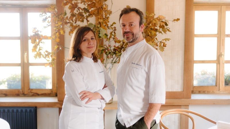 Esther y Nacho Manzano en Casa Marcial. Foto: Europa Press 