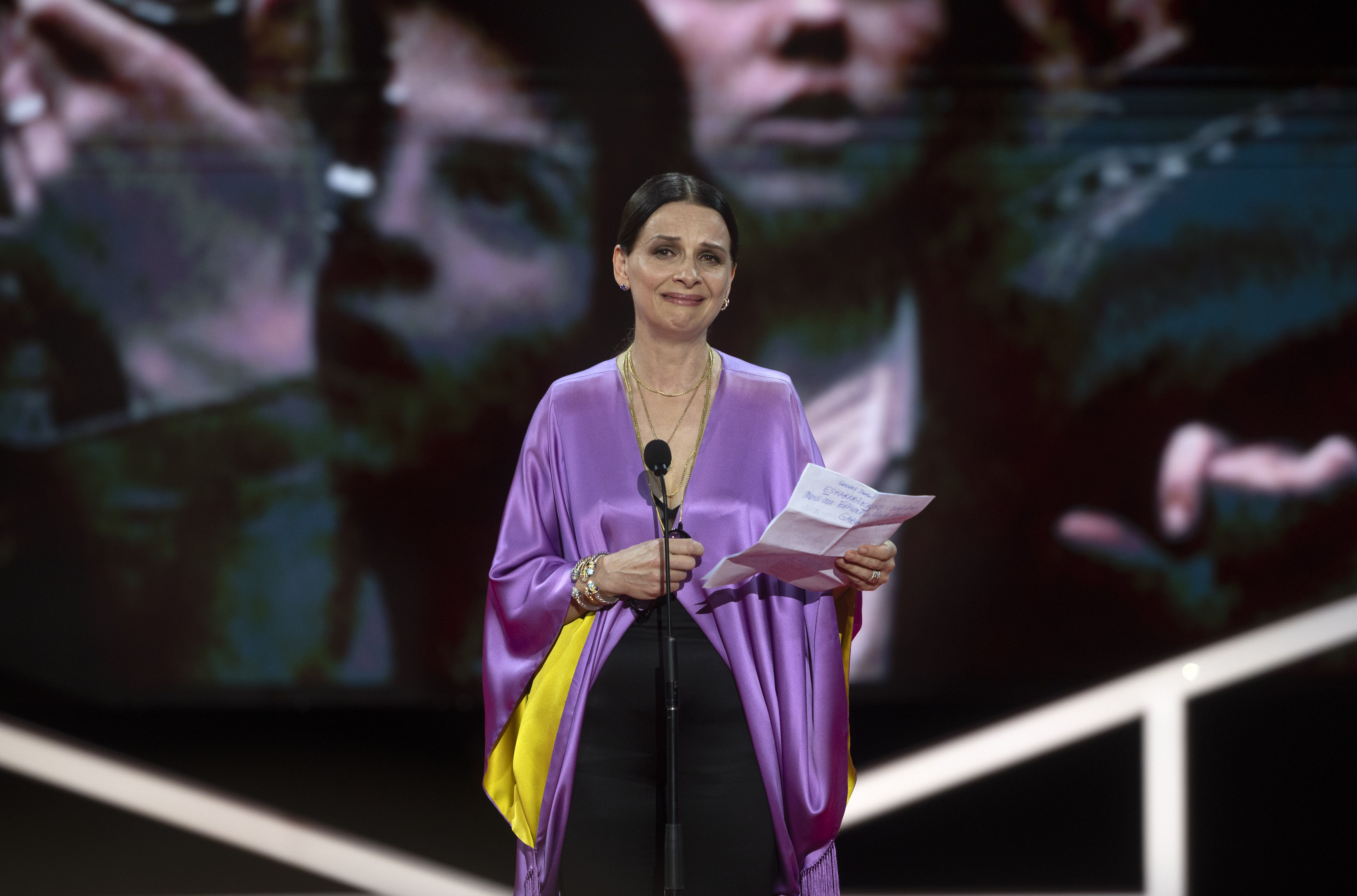 La actriz francesa Juliette Binoche, Goya Internacional 2023