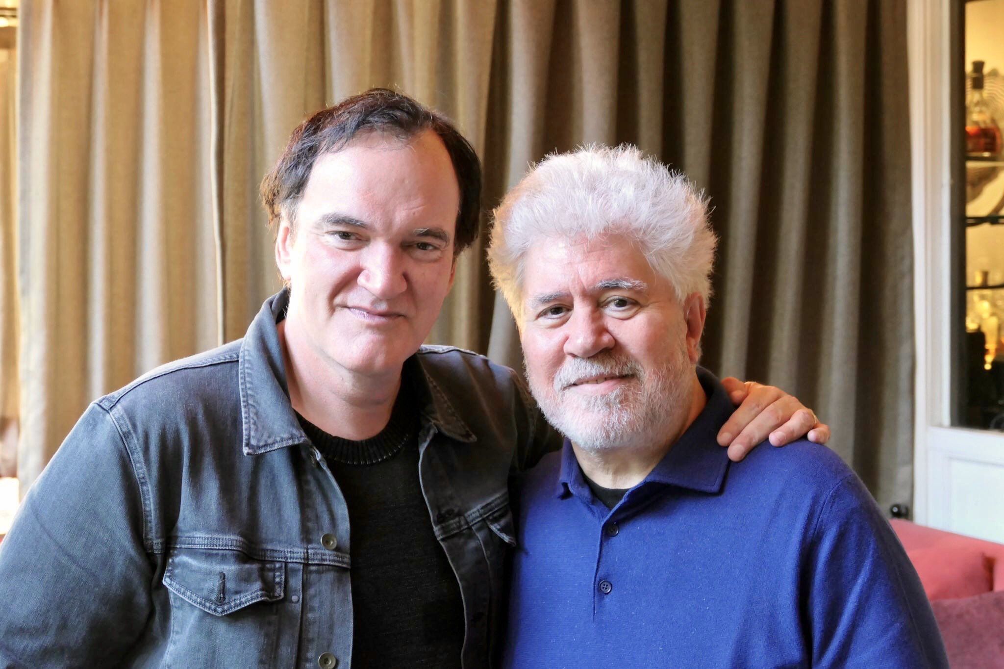 Tarantino alaba en sus memorias a Almodóvar: "Fue todo un ejemplo"