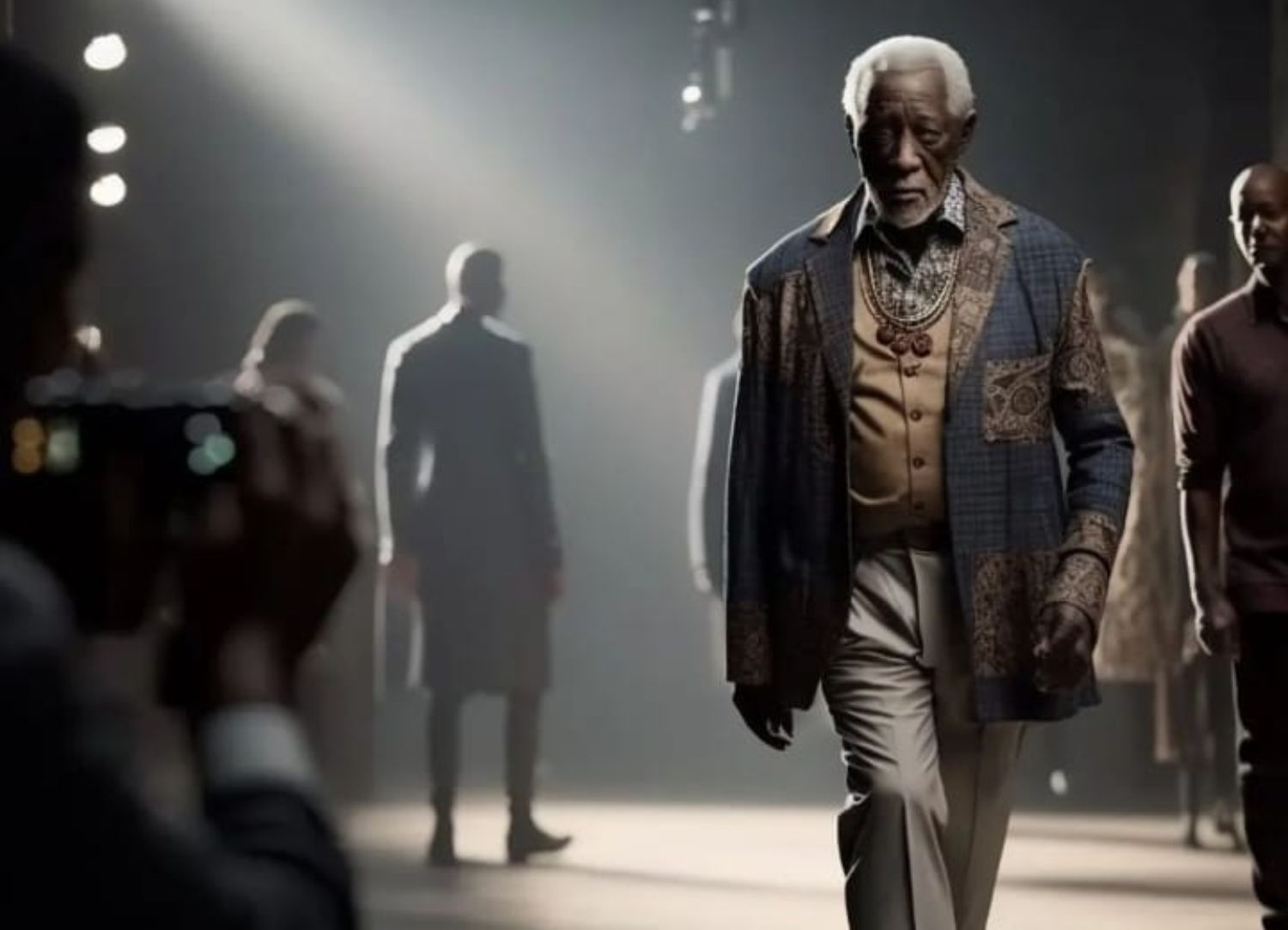 Los mayores se suben a las pasarelas de moda gracias a la inteligencia artificial. Foto: Instagram