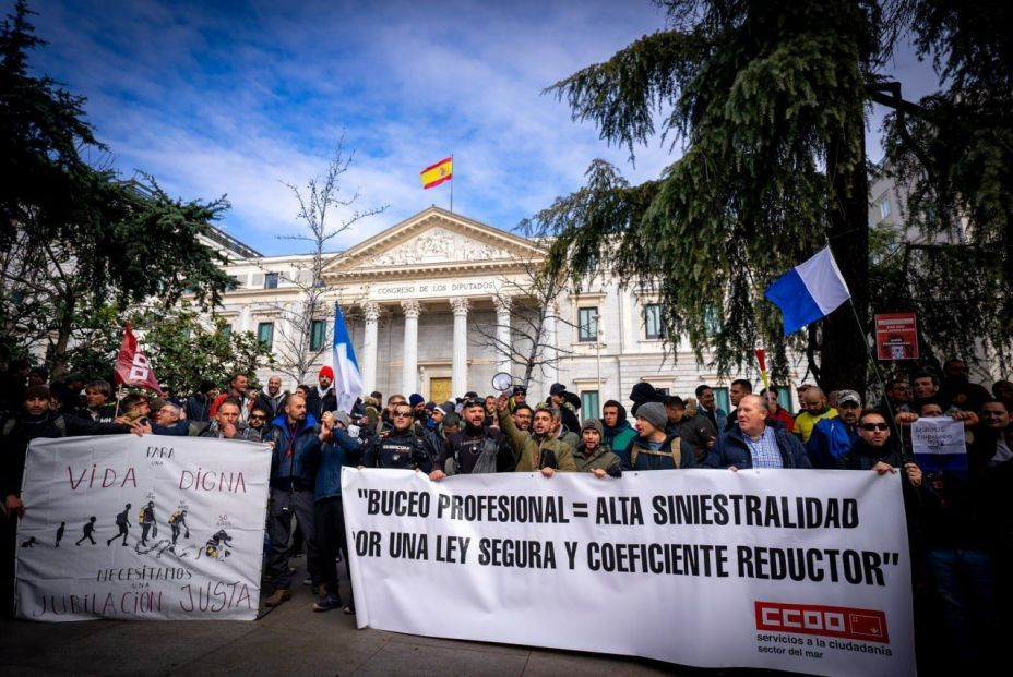 Los buzos profesionales, en pie de guerra para poder adelantar su edad de jubilación Los buzos profesionales, en pie de guerra para poder adelantar su edad de jubilación