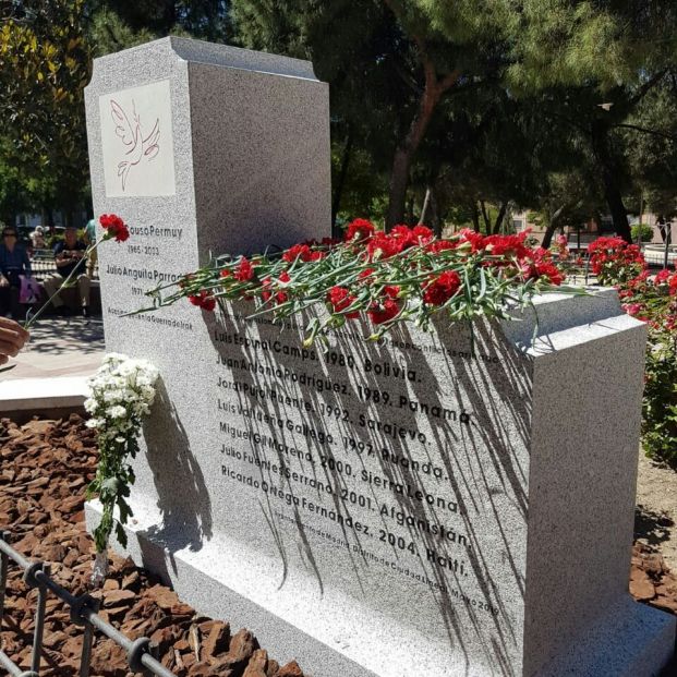 El parque que homenajea a los corresponsales asesinados El parque que homenajea a los corresponsales asesinados