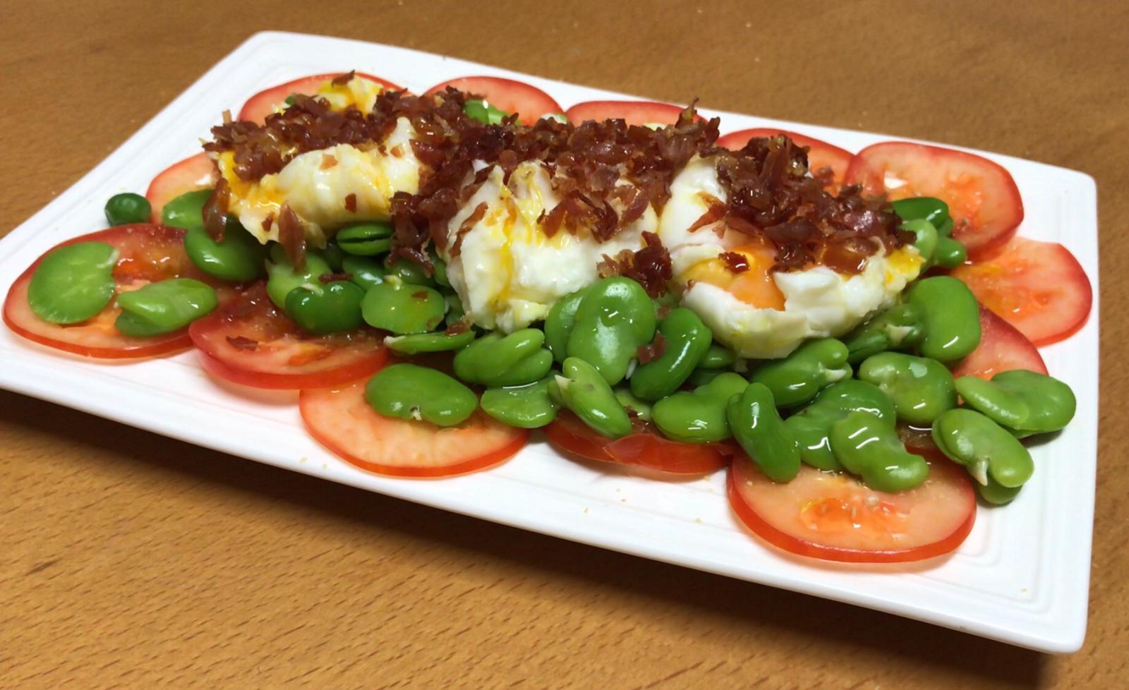 Habitas frescas de temporada y huevo poché: las recetas de cocina de Eloy Moral