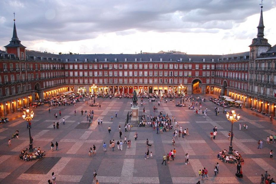 Plaza Mayor de Madrid. Foto Wikiopedia