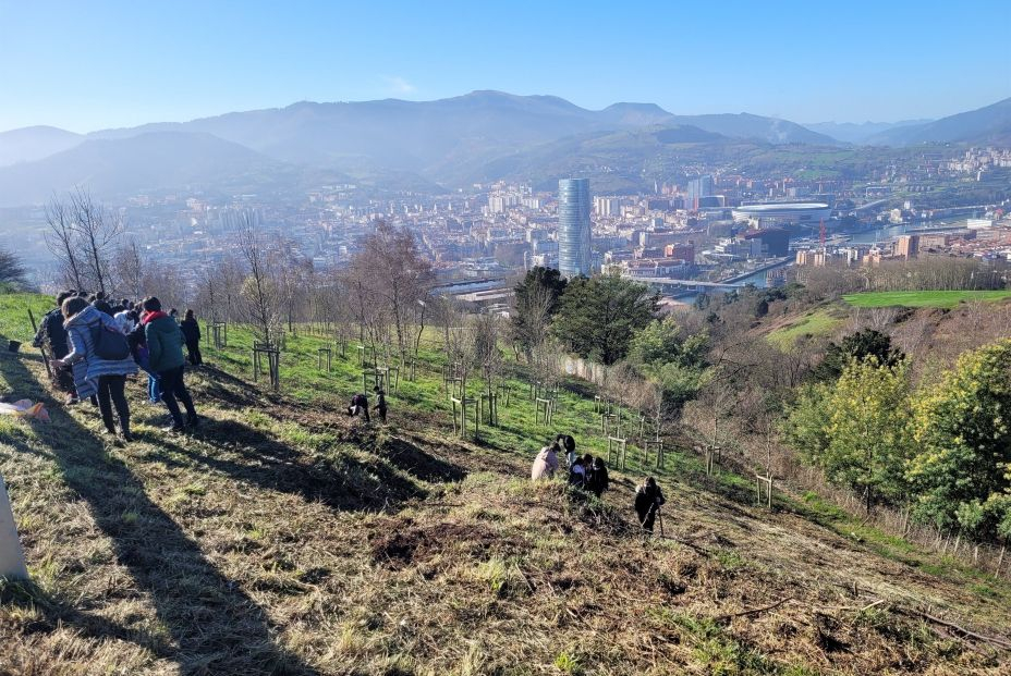 Zona verde en Bilbao