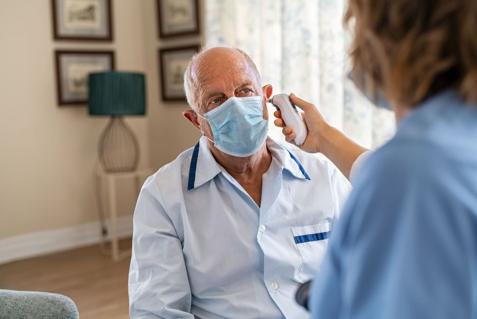 bigstock Senior man wearing face mask f 415324798