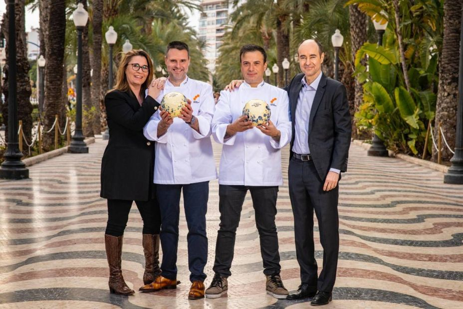 Fran Martínez, del restaurante 'Maralba' en Almansa, y David García, de 'Corral de la Morería' en Madrid. Foto Repsol