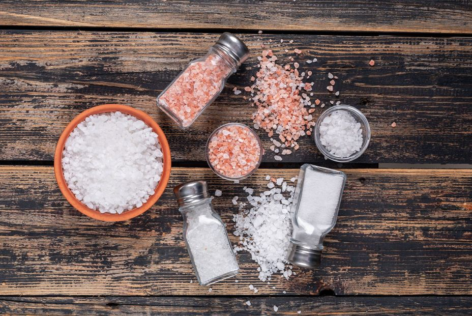 bigstock Some Sea Salt And Himalayan Sa 444674051