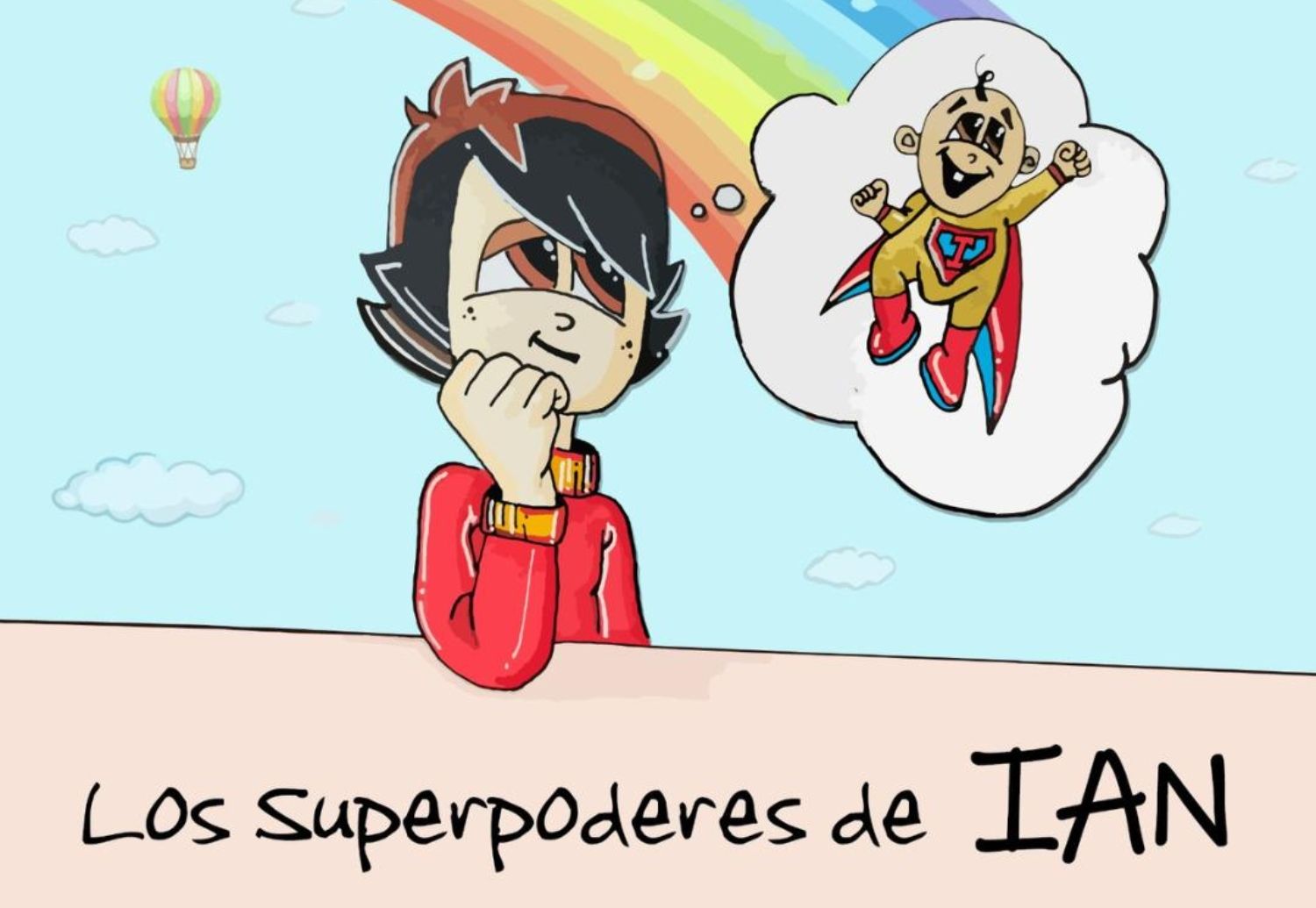 'Los superpoderes de Ian', el libro solidario de una abuela que relata la enfermedad de su nieto. Foto: Facebook