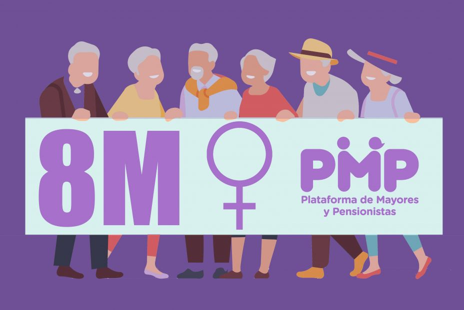 La PMP pide saldar la deuda histórica que supone la brecha de género en las pensiones. Foto: PMP