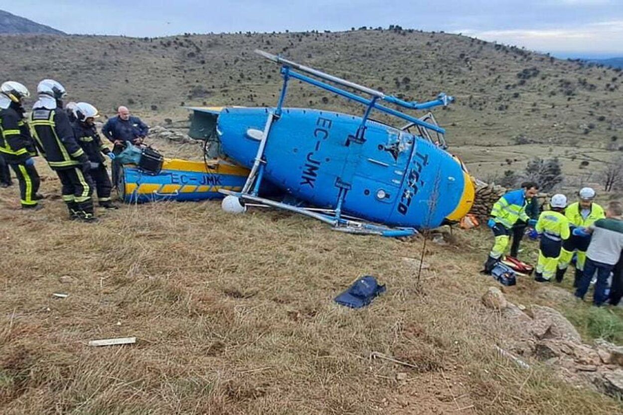 El piloto de la DGT que estrelló el helicóptero se enfrenta a indemnización de 3 millones de euros
