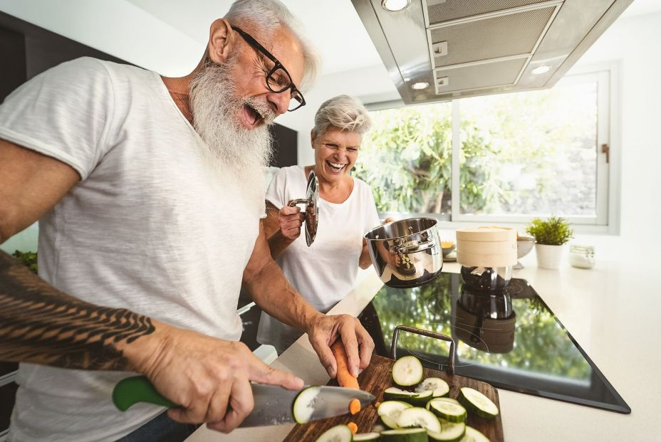 bigstock Happy Senior Couple Having Fun 373187455