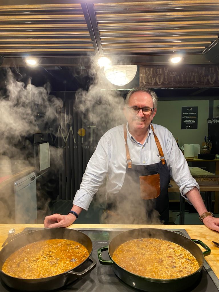 El menú infalible de Rafuel para el Día del Padre: meloso de gambas y, de postre, crema de San José