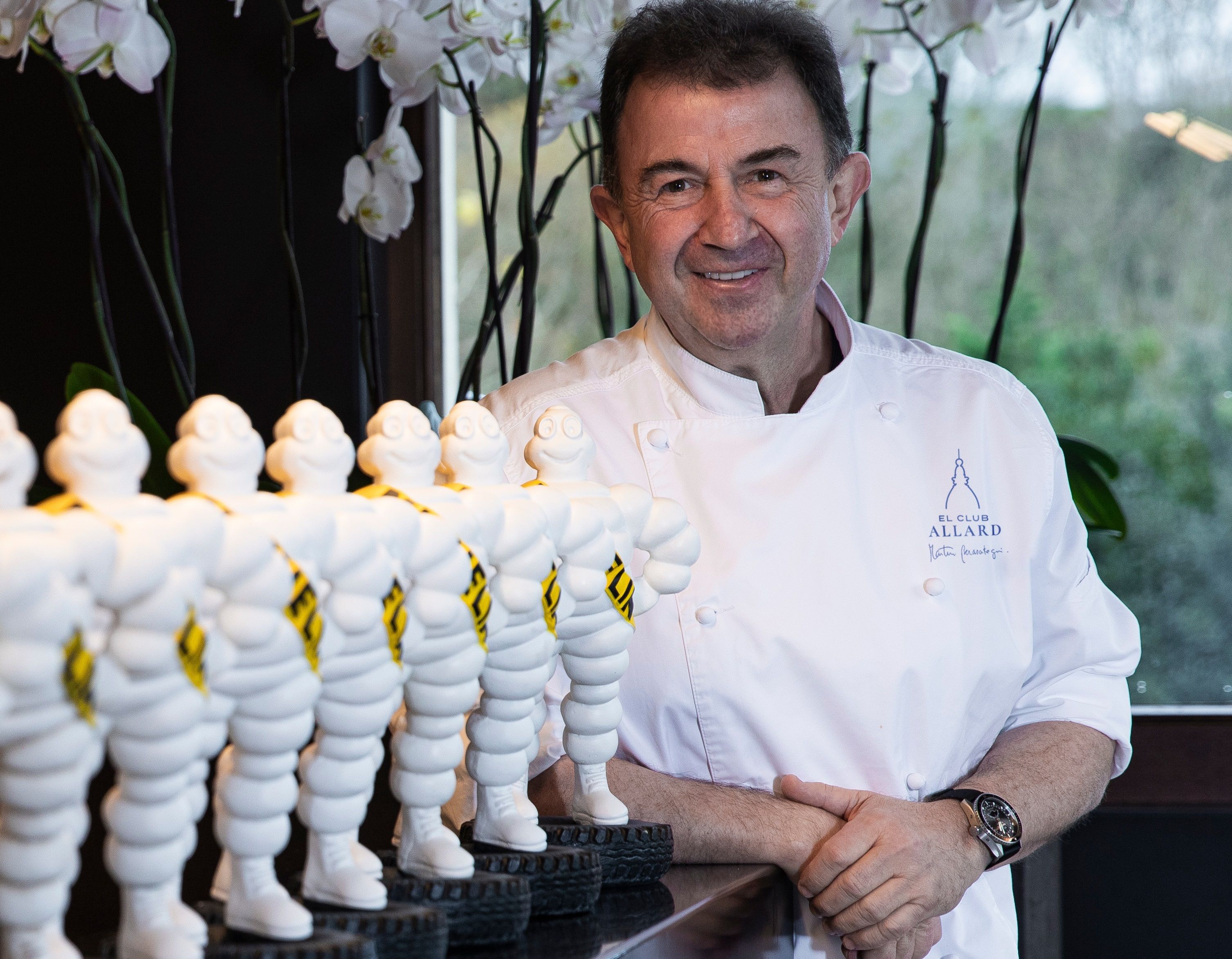 Martín Berasategui y otros galardonados en los Premios Club de Gourmets. Foto: Europa Press
